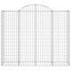 10 db íves horganyzott vas gabion kosár 200x50x160/180 cm 10 db íves horganyzott vas gabion kosár 200x50x160/180 cm