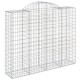 11 db íves horganyzott vas gabion kosár 200x50x160/180 cm