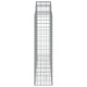 12 db íves horganyzott vas gabion kosár 200x50x160/180 cm