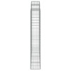 3 db íves horganyzott vas gabion kosár 200x50x180/200 cm