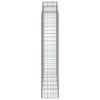 2 db íves horganyzott vas gabion kosár 200x50x200/220 cm