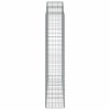 7 db íves horganyzott vas gabion kosár 200x50x200/220 cm