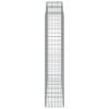 8 db íves horganyzott vas gabion kosár 200x50x200/220 cm