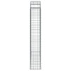 4 db íves horganyzott vas gabion kosár 200x50x220/240 cm