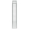 10 db íves horganyzott vas gabion kosár 200x50x220/240 cm