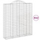 12 db íves horganyzott vas gabion kosár 200x50x220/240 cm 12 db íves horganyzott vas gabion kosár 200x50x220/240 cm