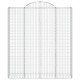 12 db íves horganyzott vas gabion kosár 200x50x220/240 cm 12 db íves horganyzott vas gabion kosár 200x50x220/240 cm