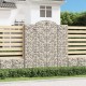 12 db íves horganyzott vas gabion kosár 200x50x220/240 cm 12 db íves horganyzott vas gabion kosár 200x50x220/240 cm