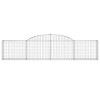 11 db íves horganyzott vas gabion kosár 300x30x60/80 cm