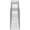 11 db íves horganyzott vas gabion kosár 300x30x60/80 cm