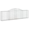 20 db íves horganyzott vas gabion kosár 300x30x80/100 cm