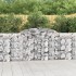 11 db íves horganyzott vas gabion kosár 300 x 30 x 100/120 cm