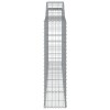 3 db íves horganyzott vas gabion kosár 300x30x120/140 cm