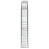 2 db íves horganyzott vas gabion kosár 300x30x160/180 cm