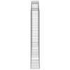 2 db íves horganyzott vas gabion kosár 300 x 30 x 200/220 cm