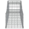 11 db íves horganyzott vas gabion kosár 300x50x40/60 cm