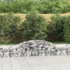 30 db íves horganyzott vas gabion kosár 300x50x40/60 cm