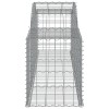 10 db íves horganyzott vas gabion kosár 300x50x60/80 cm