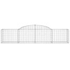 11 db íves horganyzott vas gabion kosár 300x50x60/80 cm