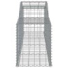 11 db íves horganyzott vas gabion kosár 300x50x60/80 cm