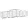 13 db íves horganyzott vas gabion kosár 300x50x60/80 cm