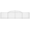 20 db íves horganyzott vas gabion kosár 300x50x60/80 cm