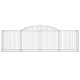 8 db íves horganyzott vas gabion kosár 300x50x80/100 cm 8 db íves horganyzott vas gabion kosár 300x50x80/100 cm