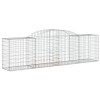 15 db íves horganyzott vas gabion kosár 300x50x80/100 cm