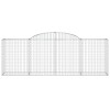 10 db íves horganyzott vas gabion kosár 300 x 50 x 100/120 cm