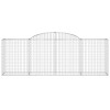 11 db íves horganyzott vas gabion kosár 300 x 50 x 100/120 cm