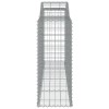 3 db íves horganyzott vas gabion kosár 300x50x120/140 cm