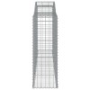 3 db íves horganyzott vas gabion kosár 300x50x140/160 cm