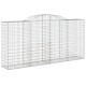 12 db íves horganyzott vas gabion kosár 300x50x140/160 cm 12 db íves horganyzott vas gabion kosár 300x50x140/160 cm