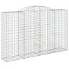 3 db íves horganyzott vas gabion kosár 300x50x180/200 cm