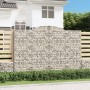 3 db íves horganyzott vas gabion kosár 300x50x200/220 cm