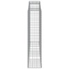 6 db íves horganyzott vas gabion kosár 300x50x200/220 cm