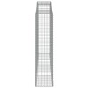7 db íves horganyzott vas gabion kosár 300x50x200/220 cm