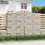 10 db íves horganyzott vas gabion kosár 300x50x220/240 cm
