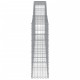 10 db íves horganyzott vas gabion kosár 400x30x100/120 cm