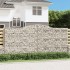 10 db íves horganyzott vas gabion kosár 400x30x180/200 cm