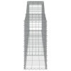 2 db íves horganyzott vas gabion kosár 400x50x100/120 cm