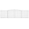 15 db íves horganyzott vas gabion kosár 400x50x100/120 cm