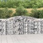25 db íves horganyzott vas gabion kosár 400x50x100/120 cm