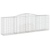 15 db íves horganyzott vas gabion kosár 400x50x120/140 cm
