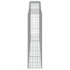 3 db íves horganyzott vas gabion kosár 400x50x180/200 cm