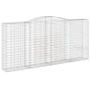 4 db íves horganyzott vas gabion kosár 400x50x180/200 cm