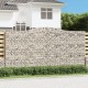 10 db íves horganyzott vas gabion kosár 400x50x200/220 cm