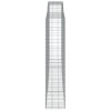 4 db íves horganyzott vas gabion kosár 400x50x220/240 cm