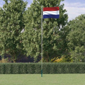 Alumínium holland zászló és rúd 6,08 m