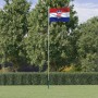 Alumínium horvát zászló és rúd 6,08 m